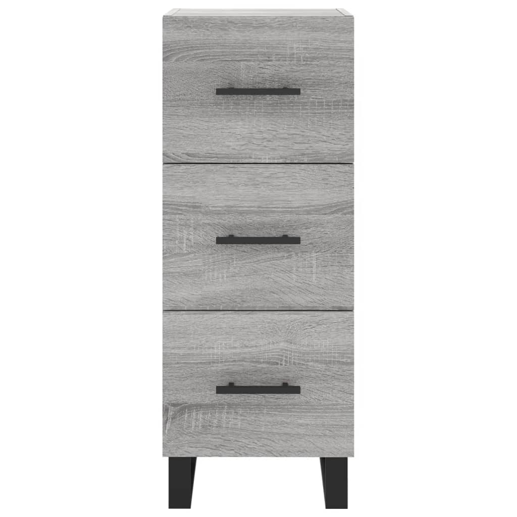 Buffet haut Sonoma gris 34,5x34x180 cm Bois d'ingénierie - XIOS