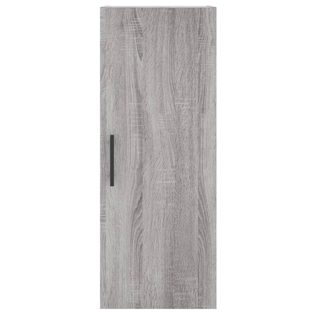 Buffet haut Sonoma gris 34,5x34x180 cm Bois d'ingénierie - XIOS