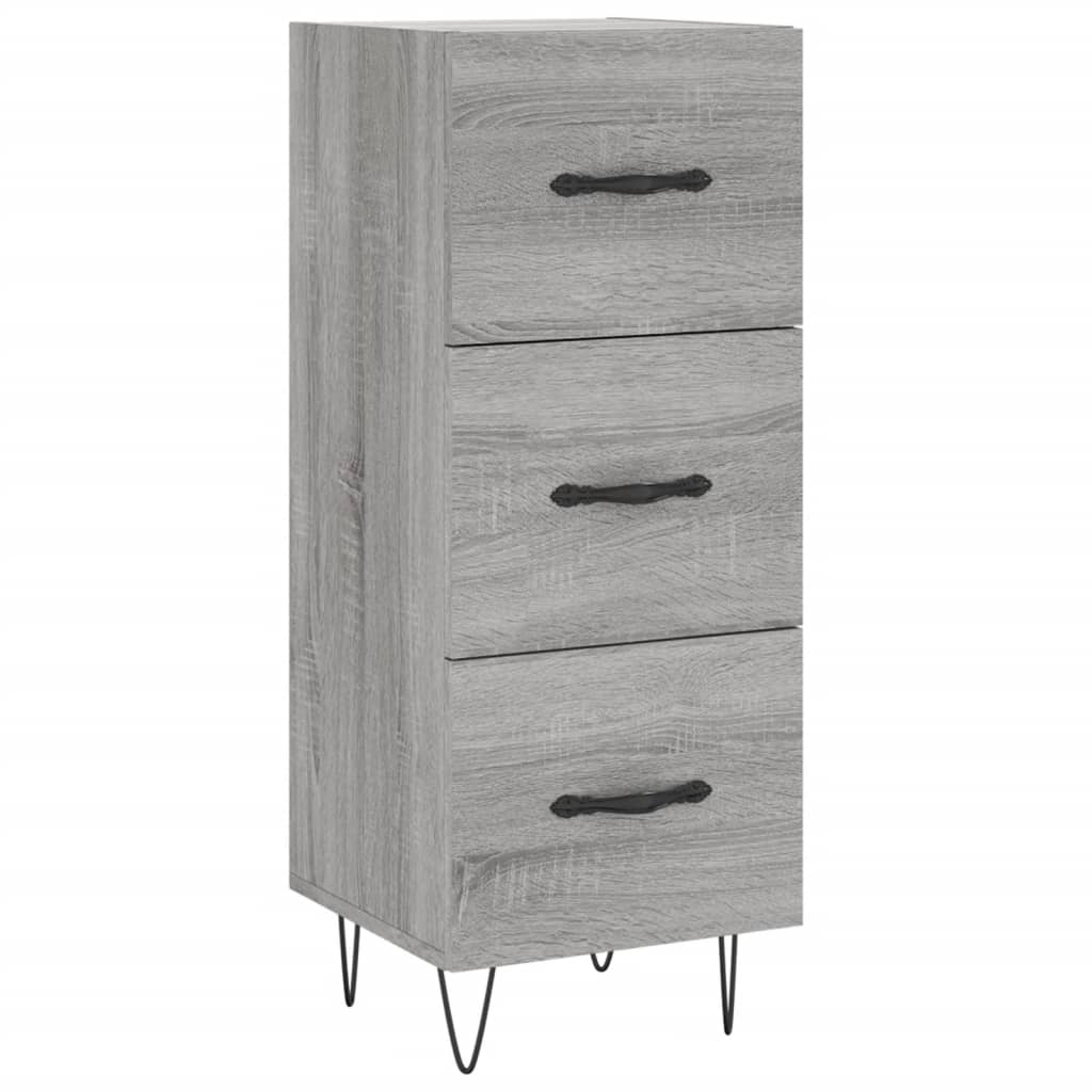 Buffet haut Sonoma gris 34,5x34x180 cm Bois d'ingénierie - XIOS