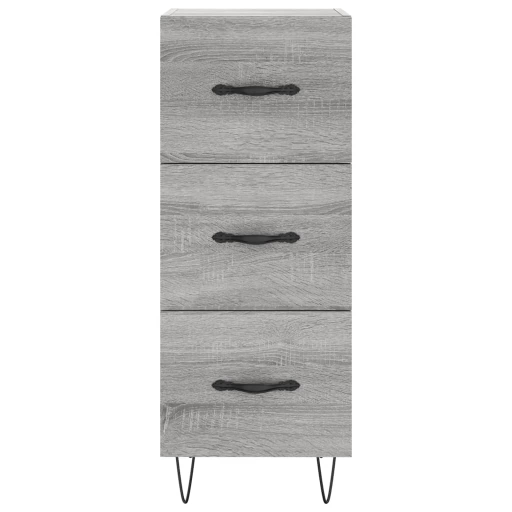 Buffet haut Sonoma gris 34,5x34x180 cm Bois d'ingénierie - XIOS