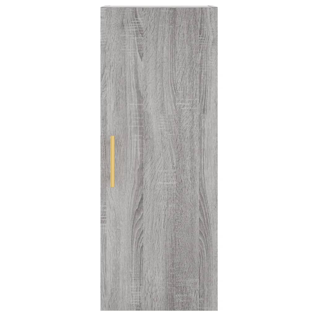 Buffet haut Sonoma gris 34,5x34x180 cm Bois d'ingénierie - XIOS