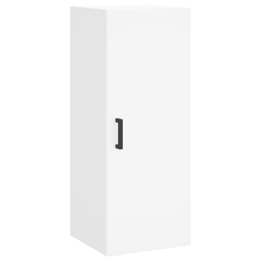 Buffet haut Blanc 34,5x34x180 cm Bois d'ingénierie - XIOS