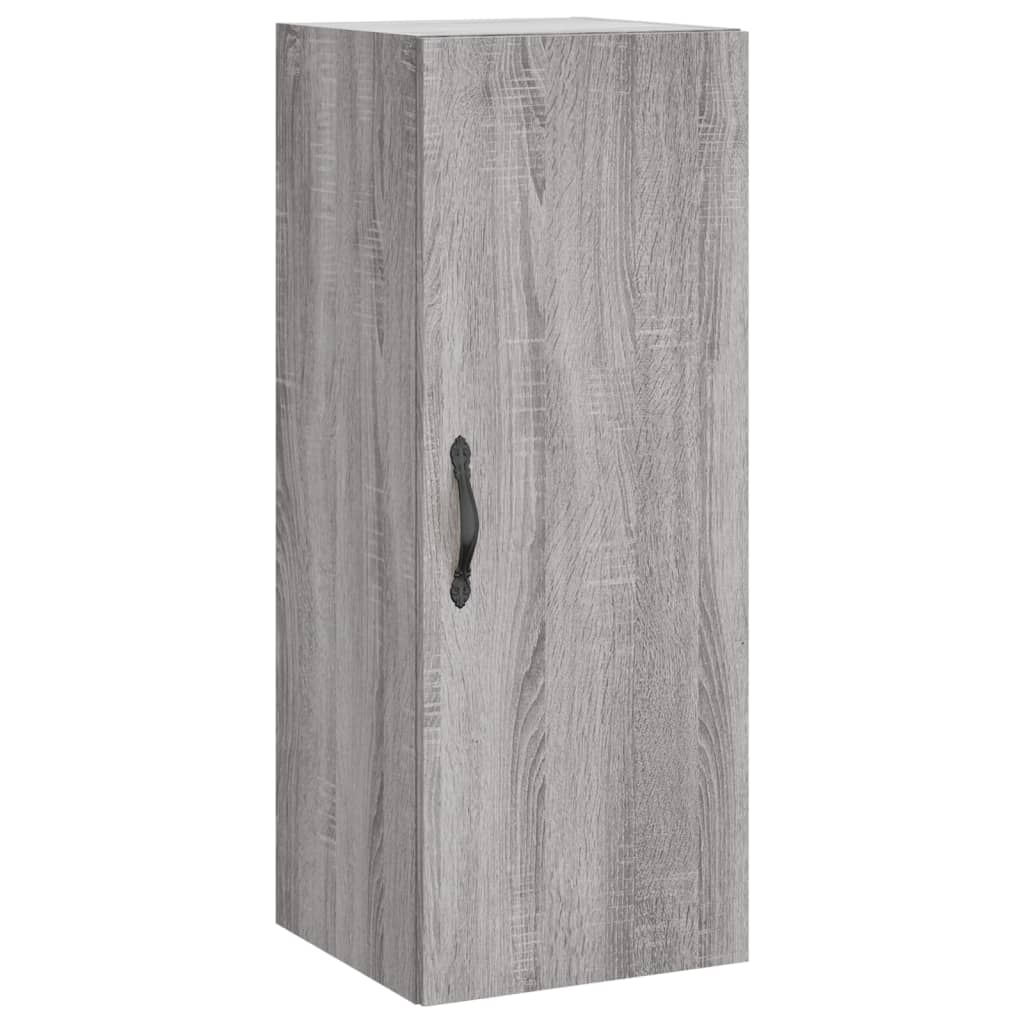 Buffet haut Sonoma gris 34,5x34x180 cm Bois d'ingénierie - XIOS
