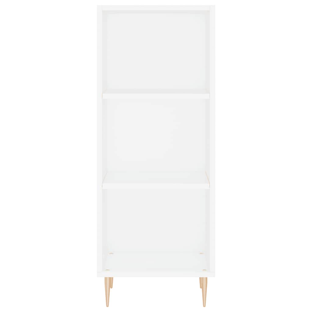 Buffet haut Blanc 34,5x34x180 cm Bois d'ingénierie - XIOS