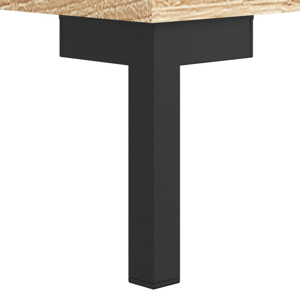 Buffet haut Chêne sonoma 34,5x34x180 cm Bois d'ingénierie - XIOS
