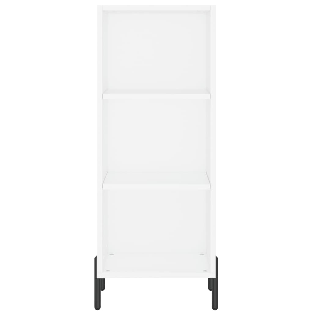 Buffet haut Blanc 34,5x34x180 cm Bois d'ingénierie - XIOS