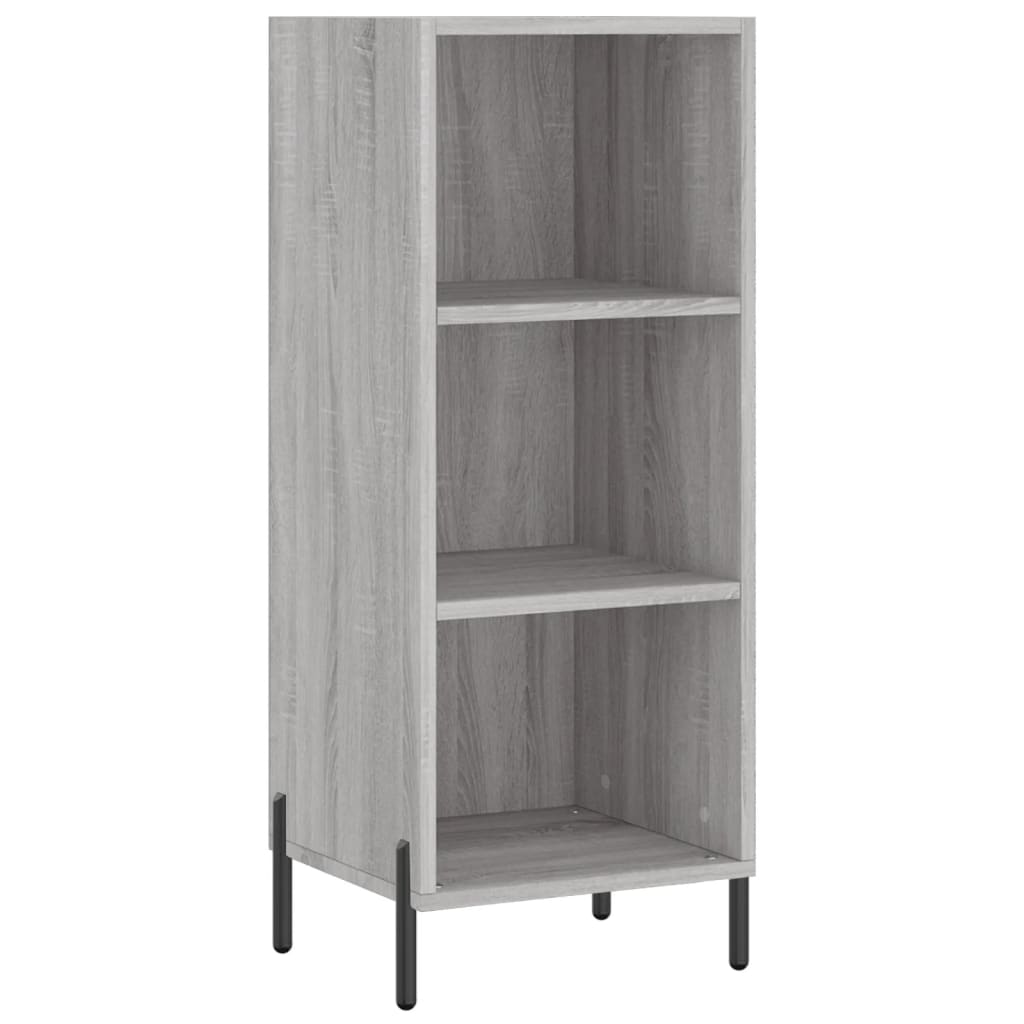 Buffet haut Sonoma gris 34,5x34x180 cm Bois d'ingénierie - XIOS