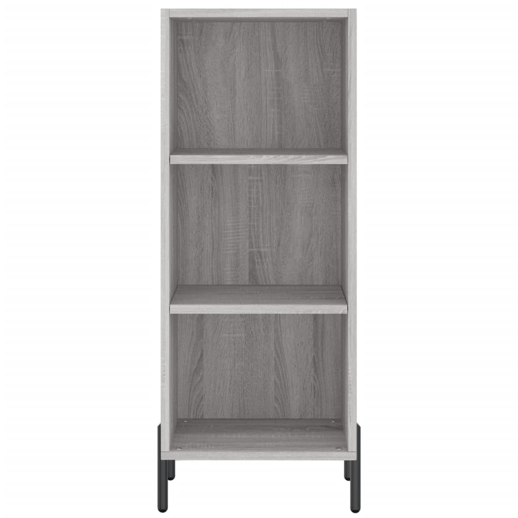 Buffet haut Sonoma gris 34,5x34x180 cm Bois d'ingénierie - XIOS