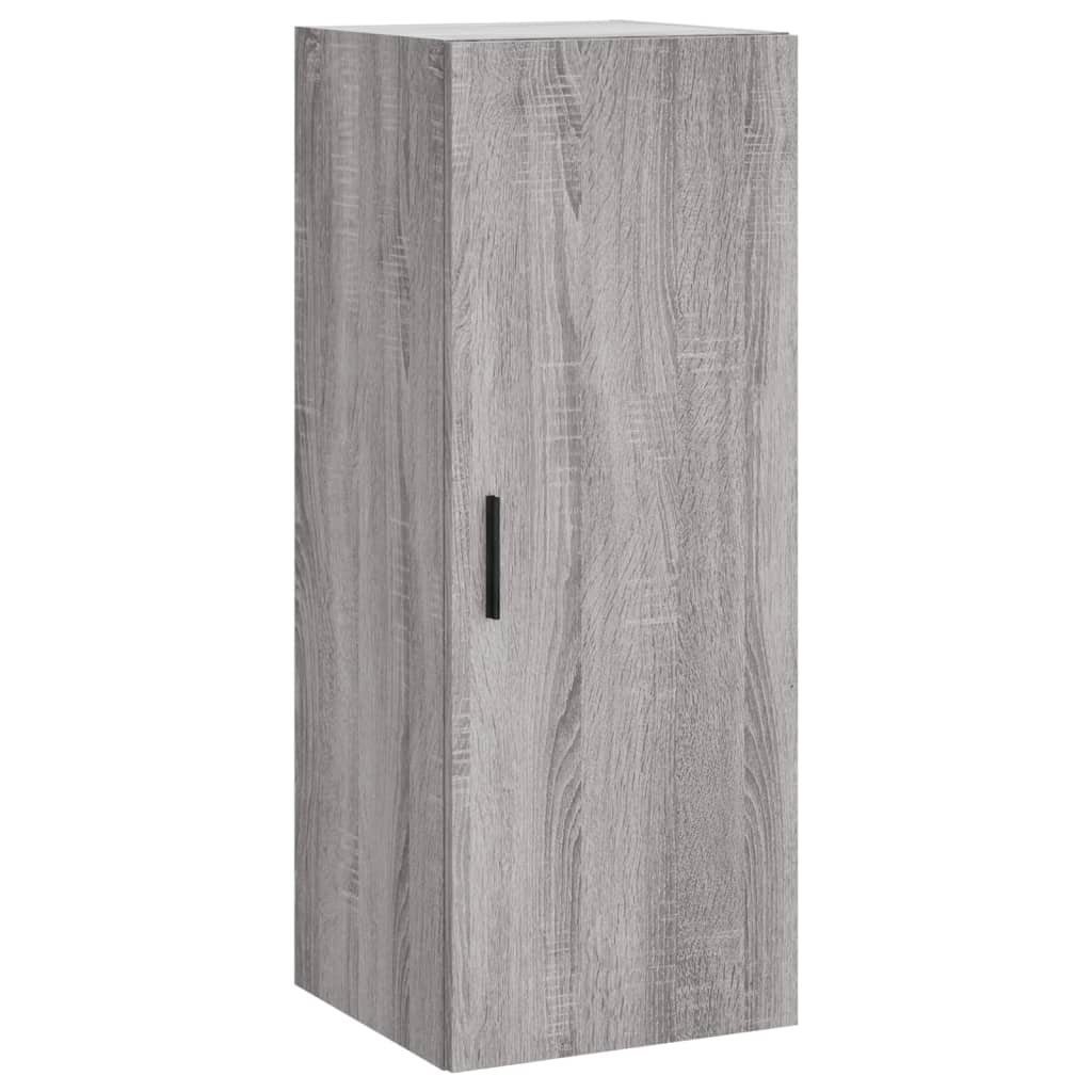 Buffet haut Sonoma gris 34,5x34x180 cm Bois d'ingénierie - XIOS
