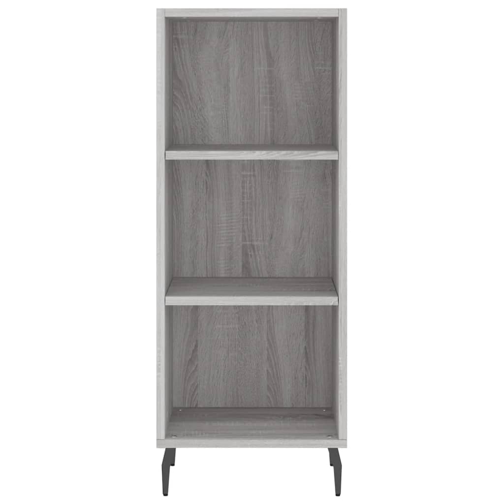Buffet haut Sonoma gris 34,5x34x180 cm Bois d'ingénierie - XIOS