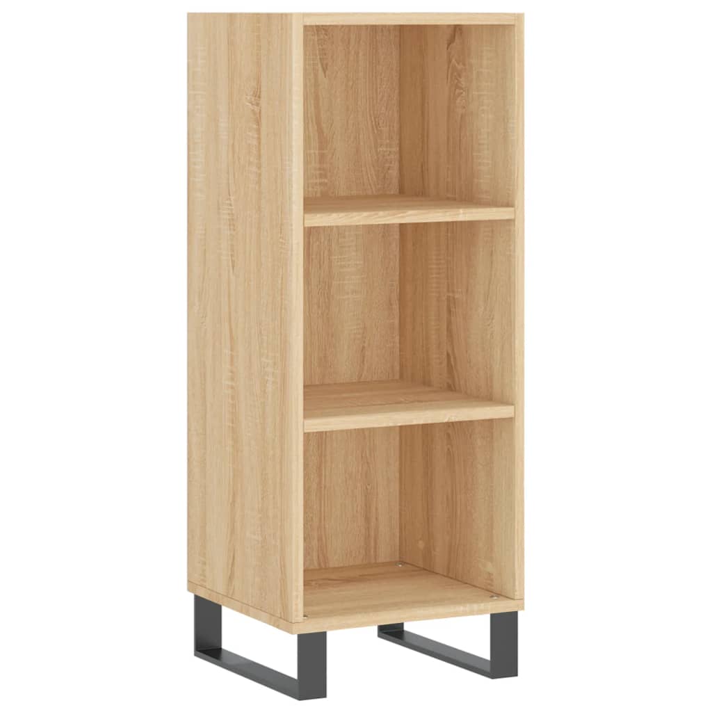 Buffet haut Chêne sonoma 34,5x34x180 cm Bois d'ingénierie - XIOS