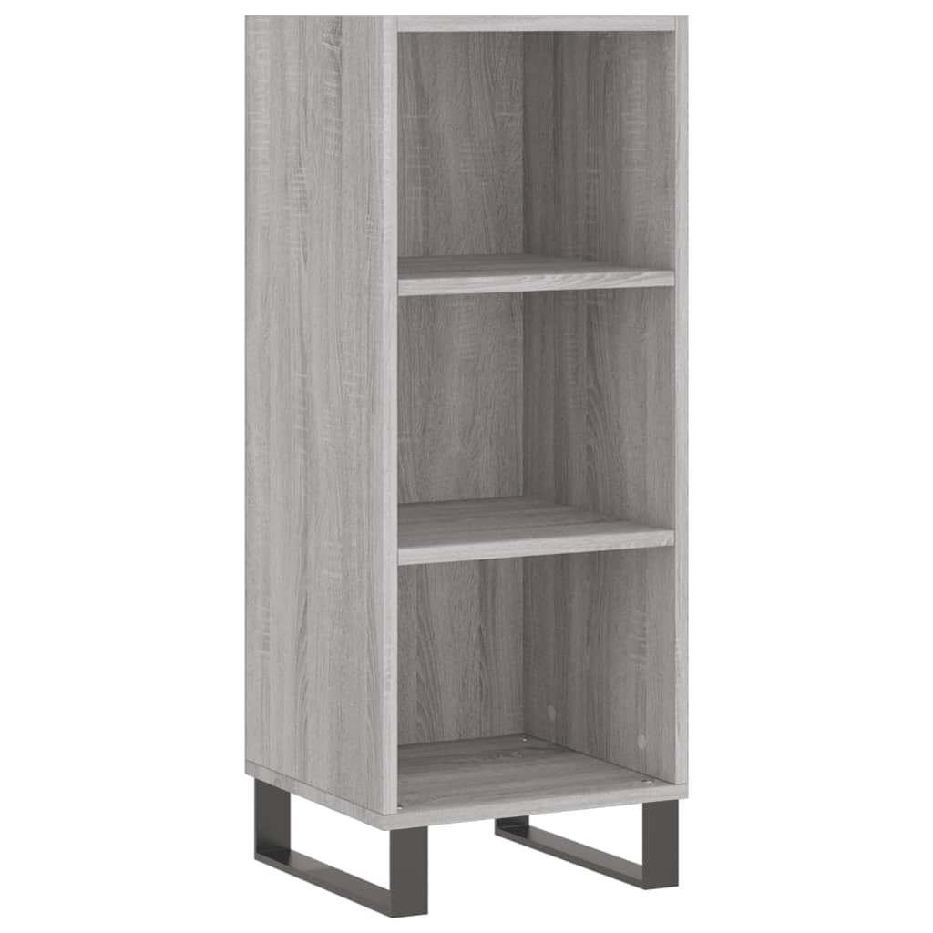 Buffet haut Sonoma gris 34,5x34x180 cm Bois d'ingénierie - XIOS