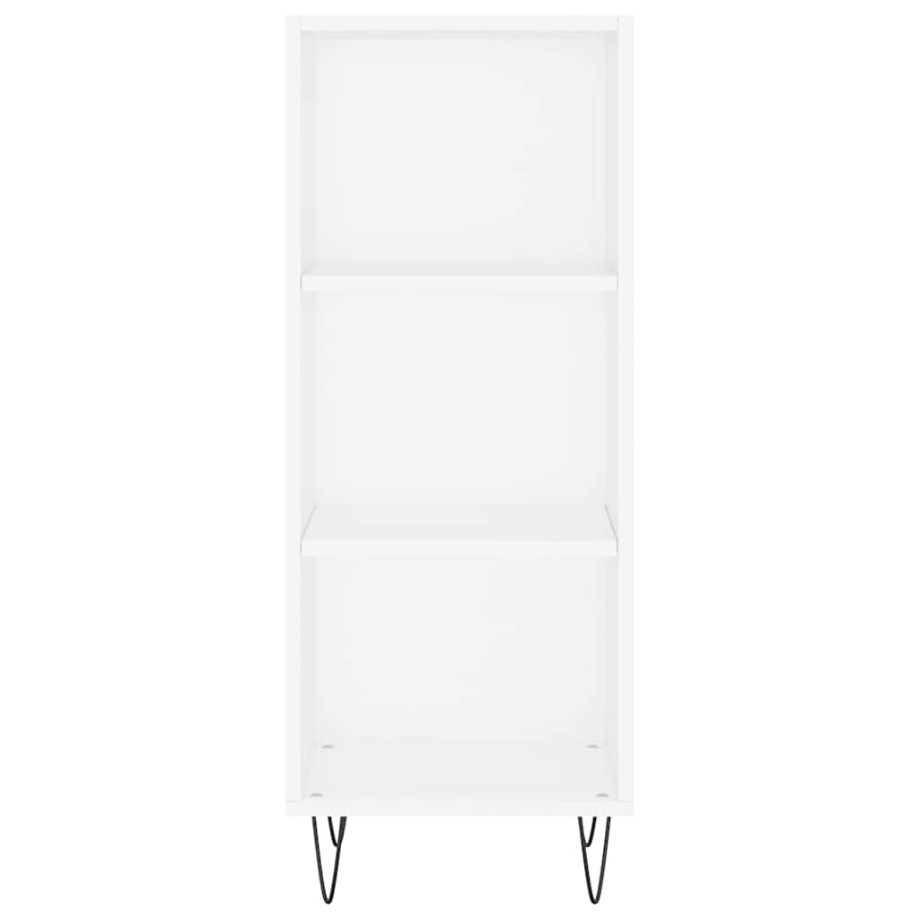 Buffet haut Blanc 34,5x34x180 cm Bois d'ingénierie - XIOS