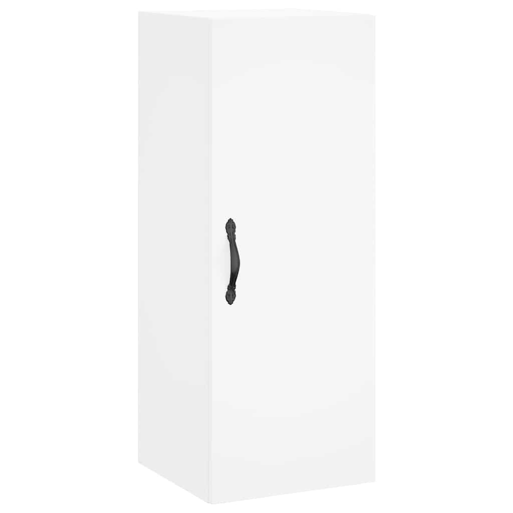 Buffet haut Blanc 34,5x34x180 cm Bois d'ingénierie - XIOS