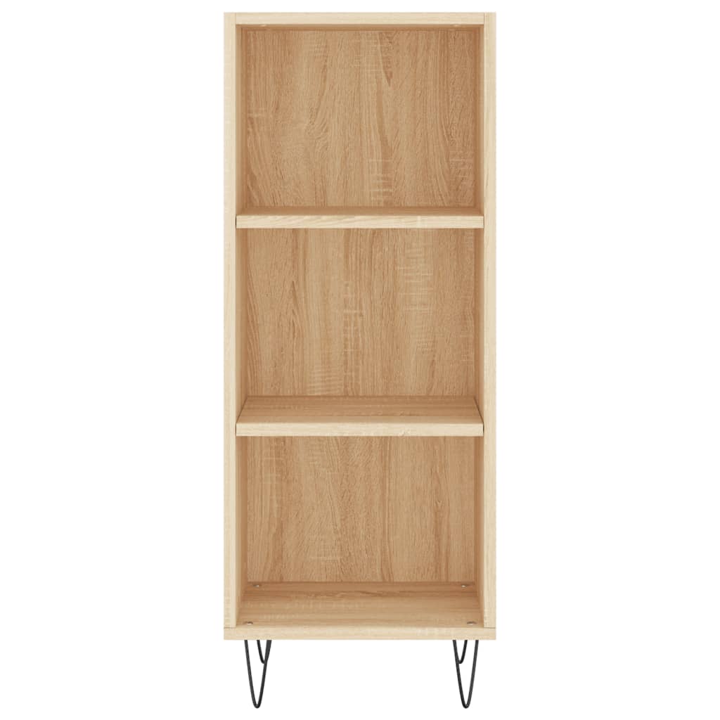 Buffet haut Chêne sonoma 34,5x34x180 cm Bois d'ingénierie - XIOS