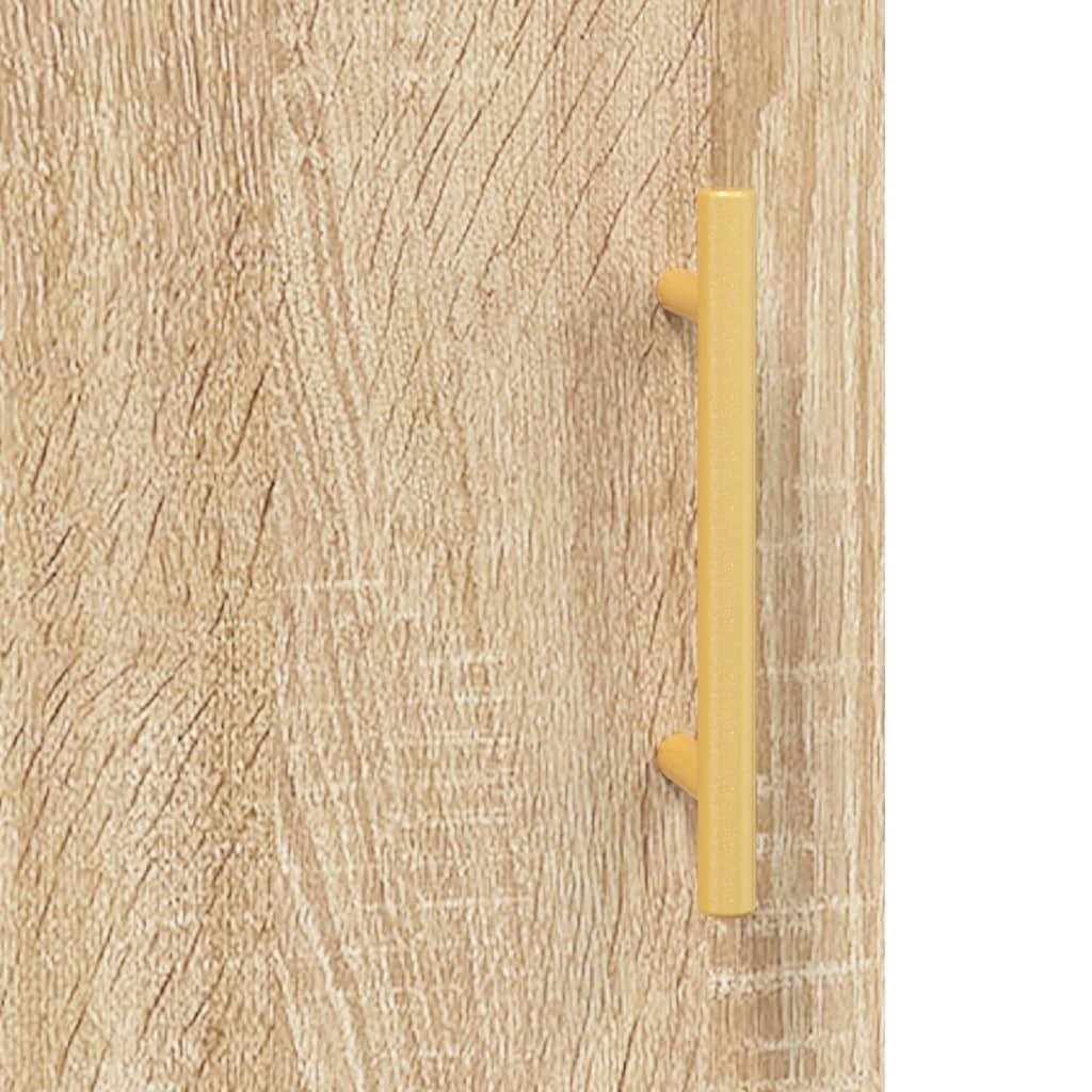 Buffet haut Chêne sonoma 34,5x34x180 cm Bois d'ingénierie - XIOS