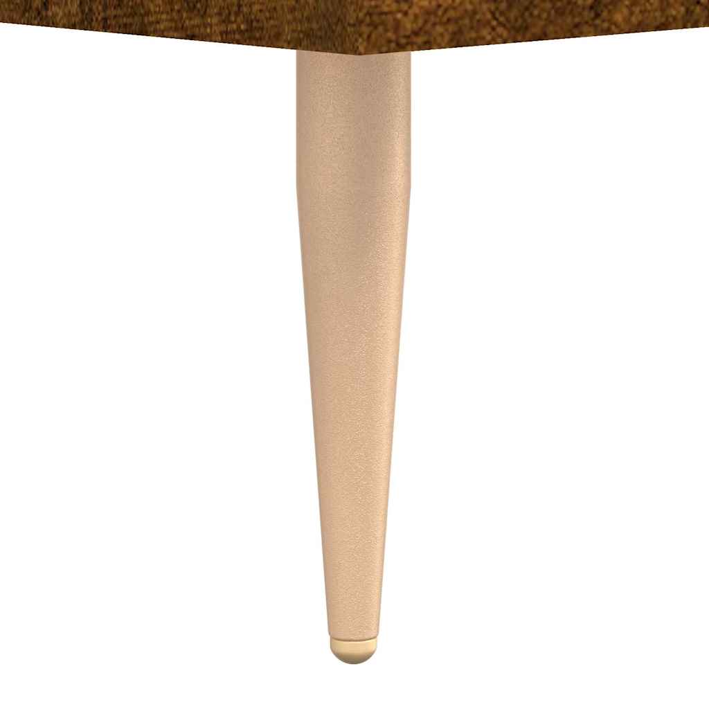 Buffet haut Chêne fumé 34,5x34x180 cm Bois d'ingénierie - XIOS