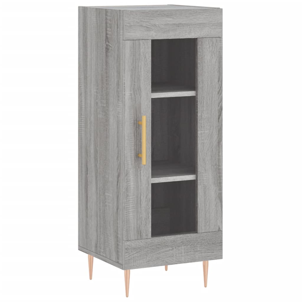 Buffet haut Sonoma gris 34,5x34x180 cm Bois d'ingénierie - XIOS