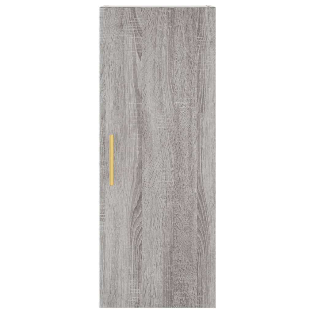 Buffet haut Sonoma gris 34,5x34x180 cm Bois d'ingénierie - XIOS
