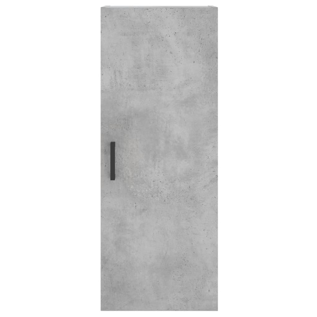 Buffet haut Gris béton 34,5x34x180 cm Bois d'ingénierie - XIOS