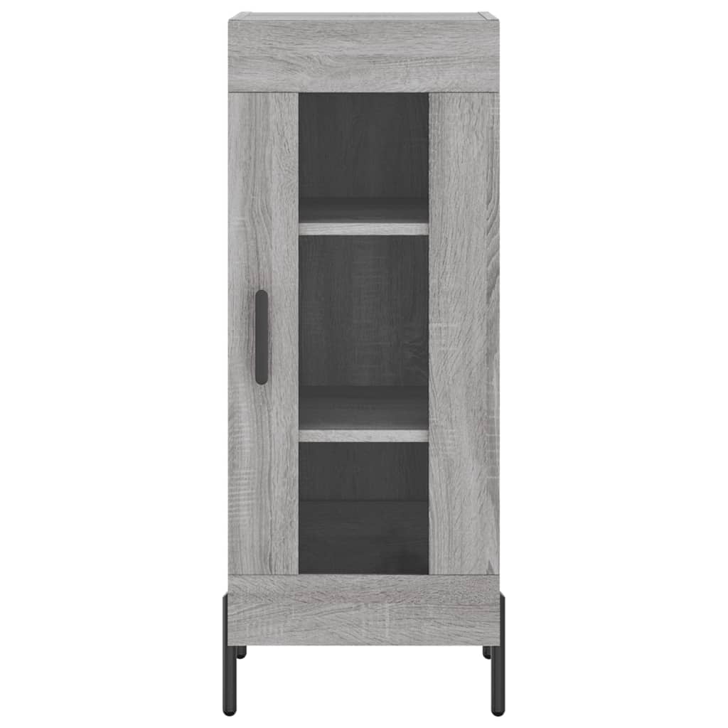 Buffet haut Sonoma gris 34,5x34x180 cm Bois d'ingénierie - XIOS