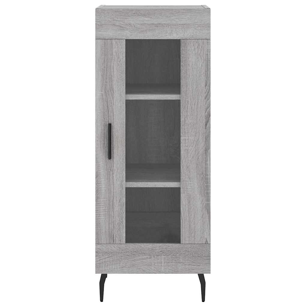 Buffet haut Sonoma gris 34,5x34x180 cm Bois d'ingénierie - XIOS