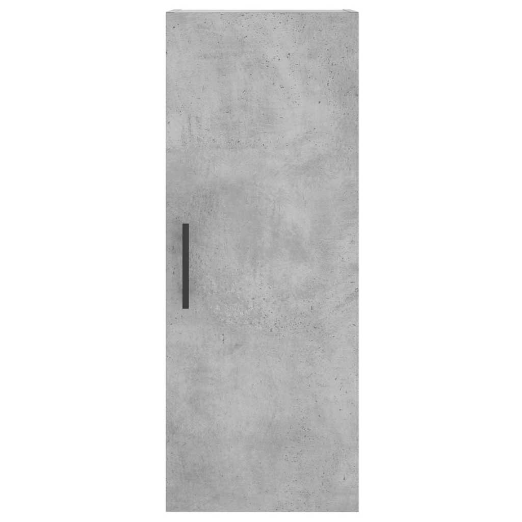 Buffet haut Gris béton 34,5x34x180 cm Bois d'ingénierie - XIOS