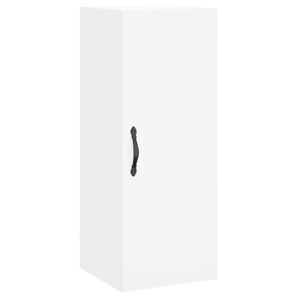Buffet haut Blanc 34,5x34x180 cm Bois d'ingénierie - XIOS