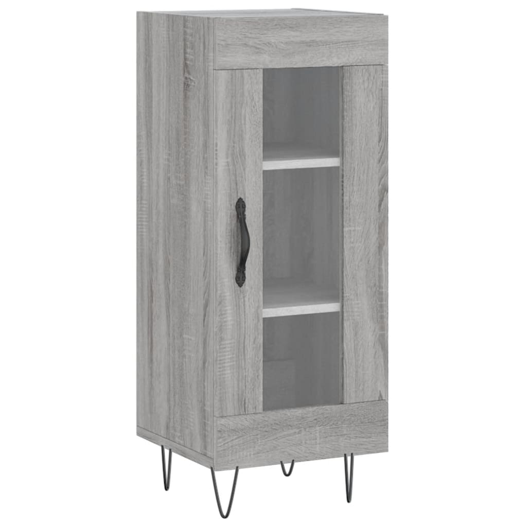 Buffet haut Sonoma gris 34,5x34x180 cm Bois d'ingénierie - XIOS
