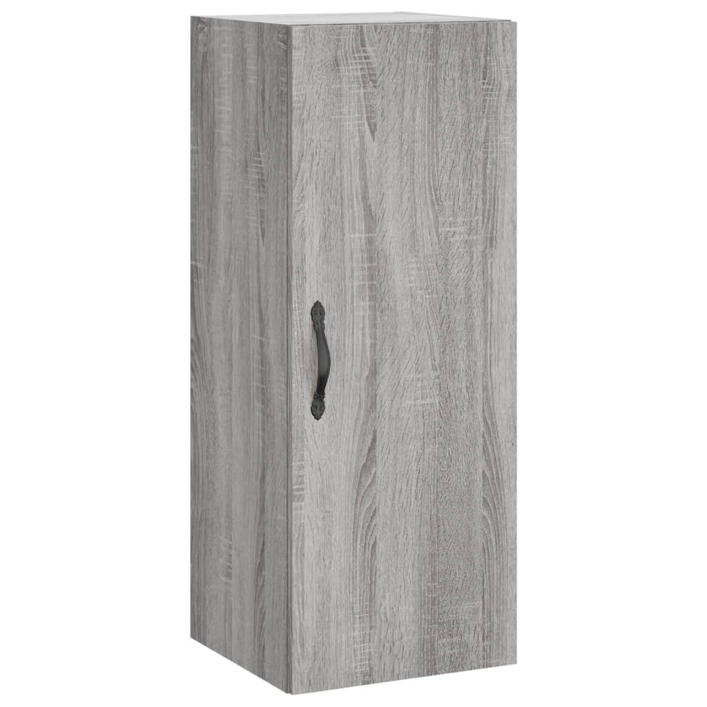 Buffet haut Sonoma gris 34,5x34x180 cm Bois d'ingénierie - XIOS