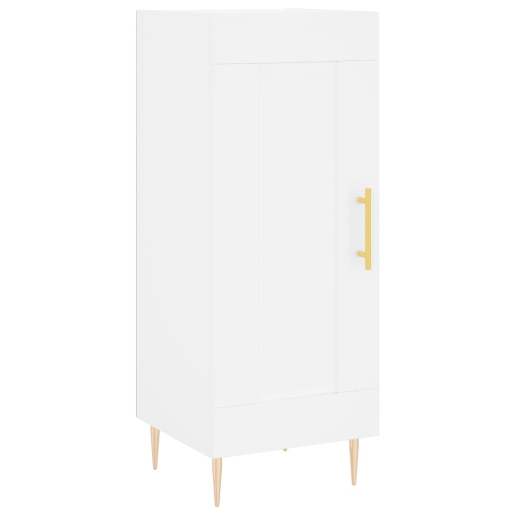 Buffet haut Blanc 34,5x34x180 cm Bois d'ingénierie - XIOS