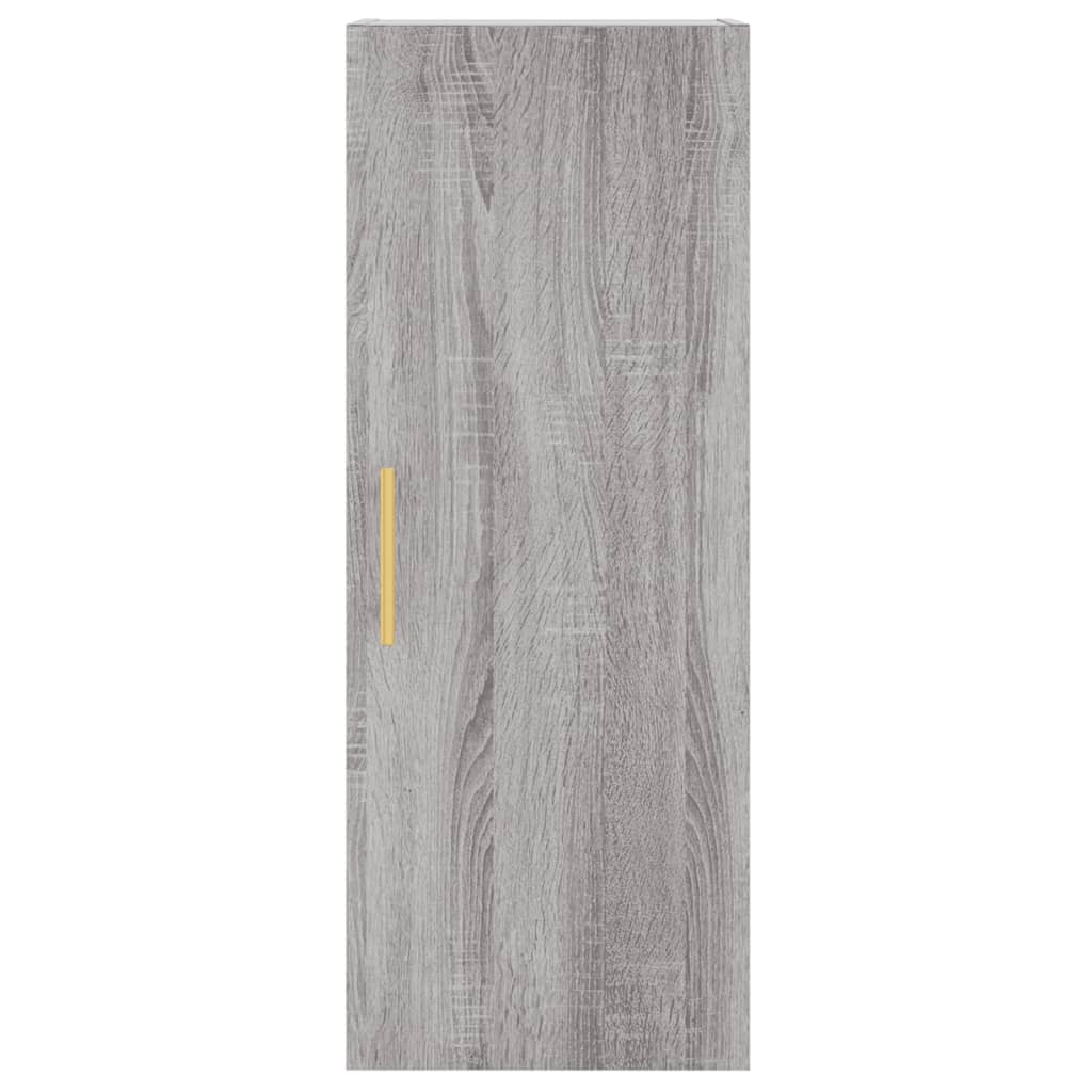 Buffet haut Sonoma gris 34,5x34x180 cm Bois d'ingénierie - XIOS