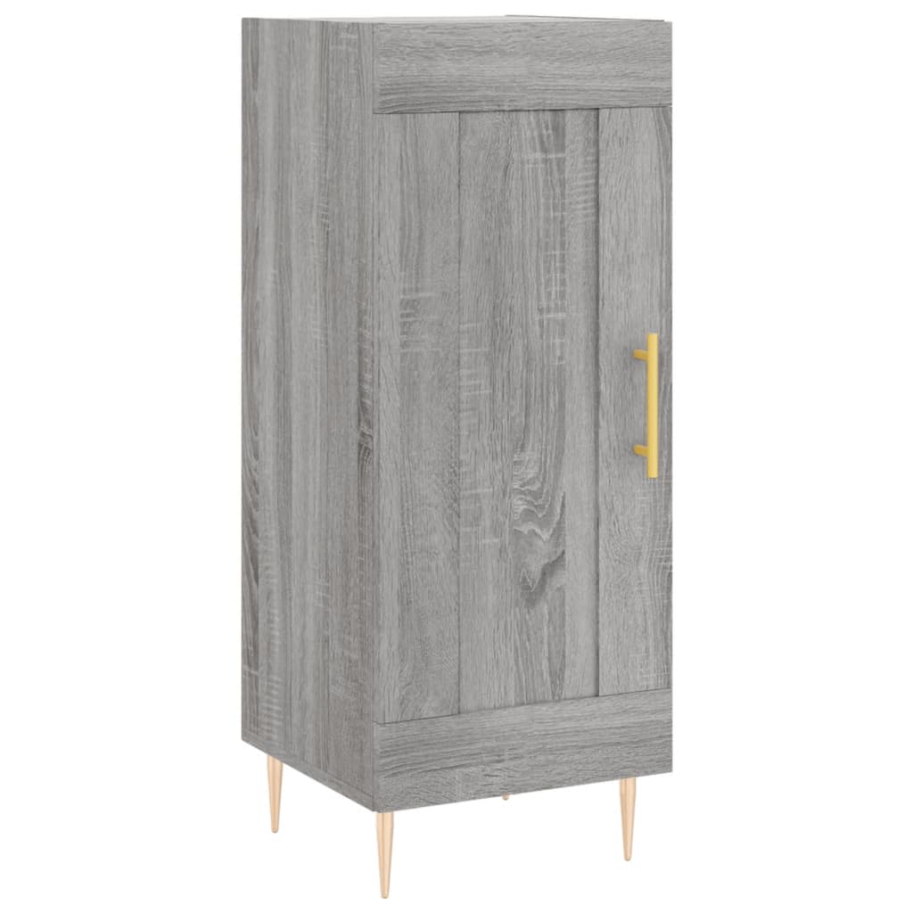 Buffet haut Sonoma gris 34,5x34x180 cm Bois d'ingénierie - XIOS