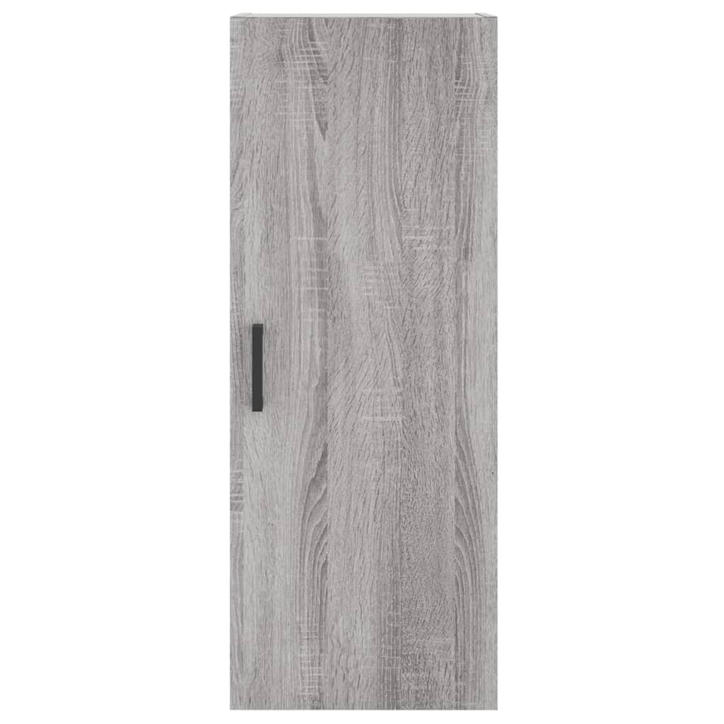 Buffet haut Sonoma gris 34,5x34x180 cm Bois d'ingénierie - XIOS