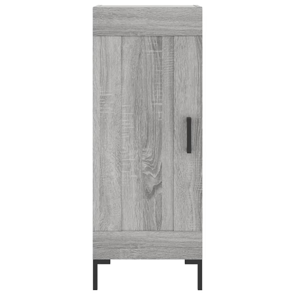 Buffet haut Sonoma gris 34,5x34x180 cm Bois d'ingénierie - XIOS
