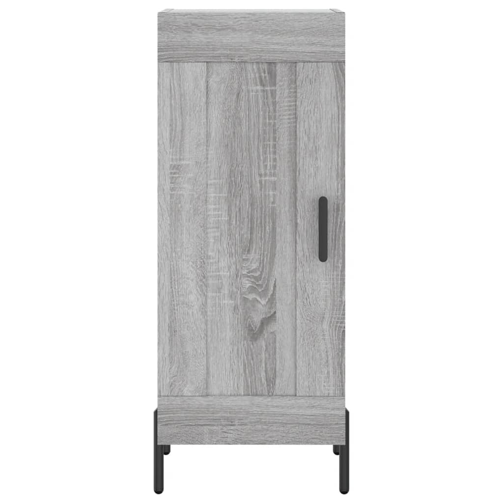 Buffet haut Sonoma gris 34,5x34x180 cm Bois d'ingénierie - XIOS