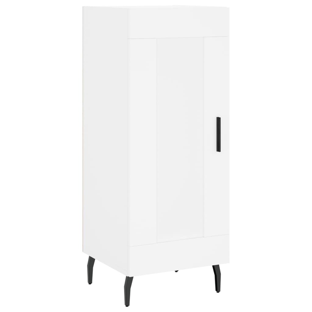 Buffet haut Blanc 34,5x34x180 cm Bois d'ingénierie - XIOS