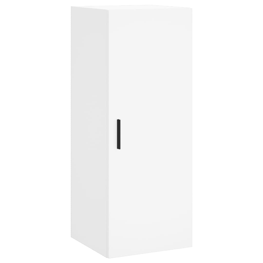 Buffet haut Blanc 34,5x34x180 cm Bois d'ingénierie - XIOS