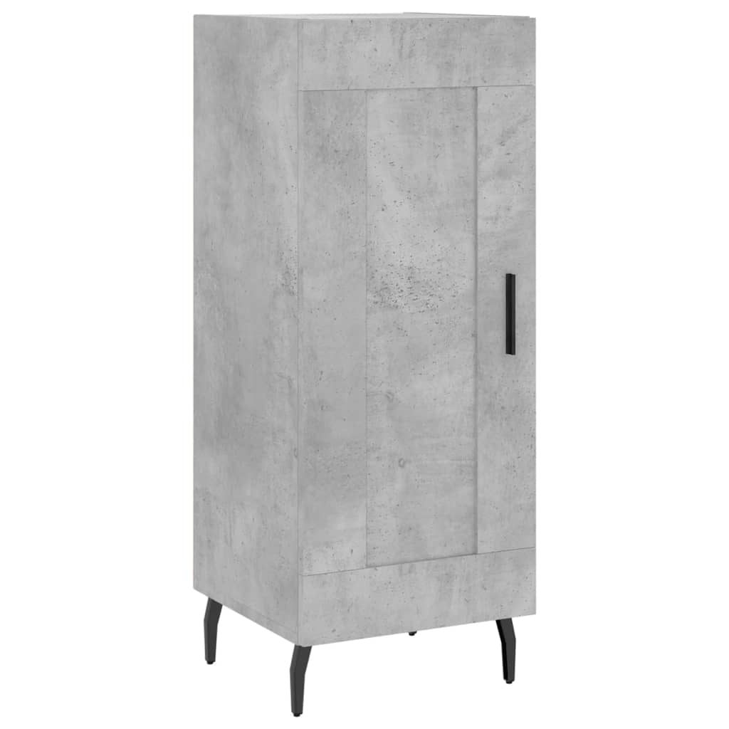 Buffet haut Gris béton 34,5x34x180 cm Bois d'ingénierie - XIOS