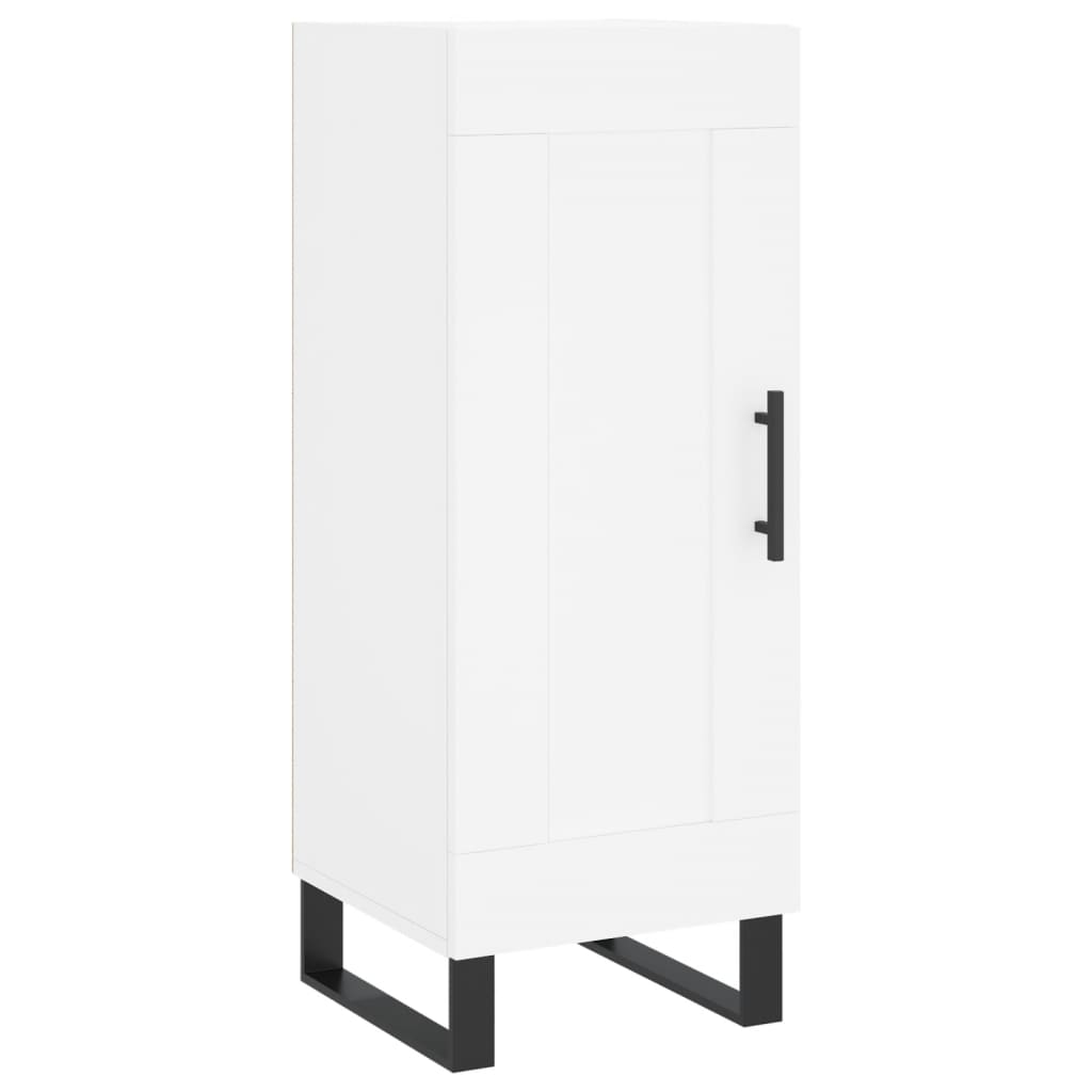 Buffet haut Blanc 34,5x34x180 cm Bois d'ingénierie - XIOS