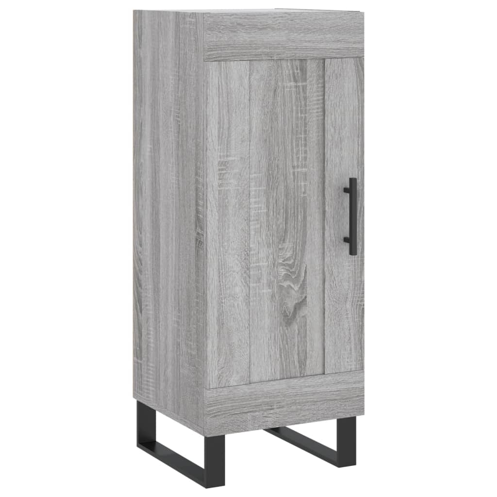 Buffet haut Sonoma gris 34,5x34x180 cm Bois d'ingénierie - XIOS