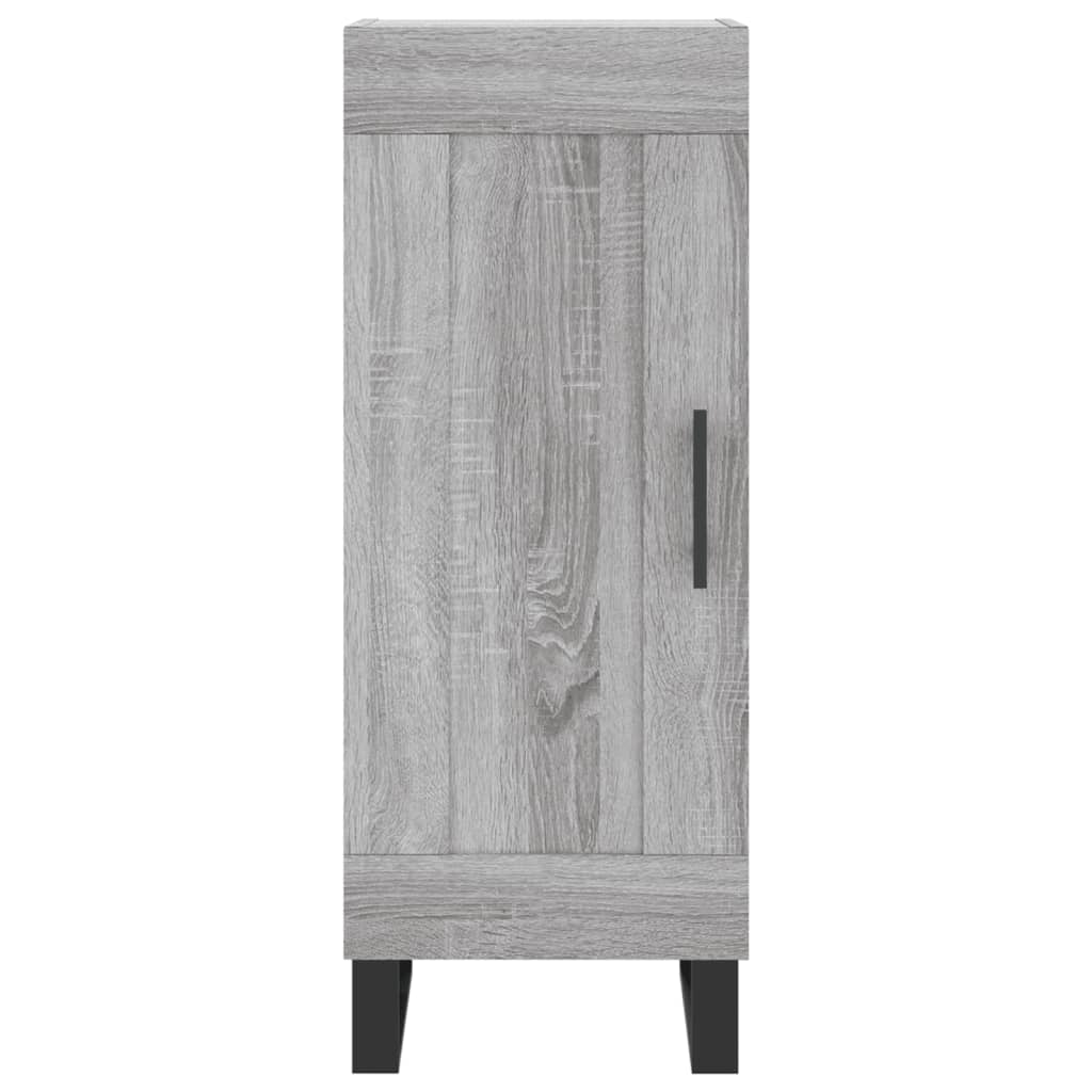 Buffet haut Sonoma gris 34,5x34x180 cm Bois d'ingénierie - XIOS