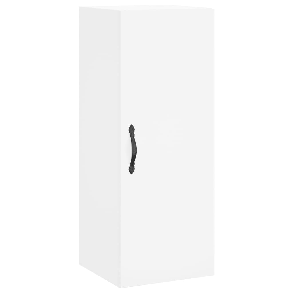 Buffet haut Blanc 34,5x34x180 cm Bois d'ingénierie - XIOS