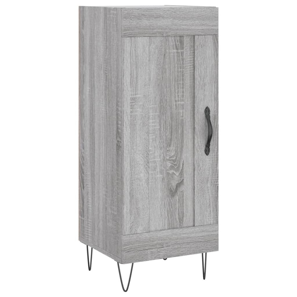 Buffet haut Sonoma gris 34,5x34x180 cm Bois d'ingénierie - XIOS