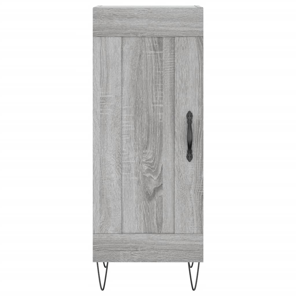 Buffet haut Sonoma gris 34,5x34x180 cm Bois d'ingénierie - XIOS