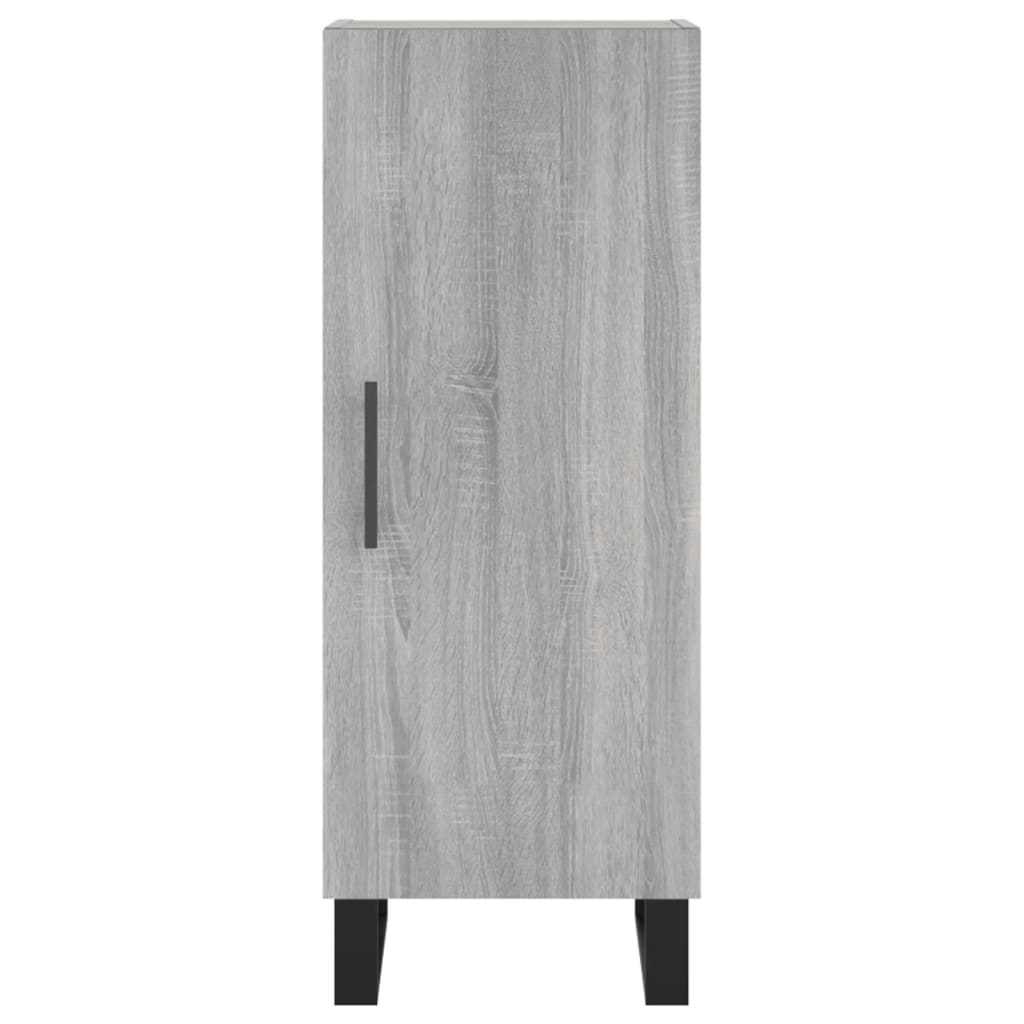 Buffet haut Sonoma gris 34,5x34x180 cm Bois d'ingénierie - XIOS