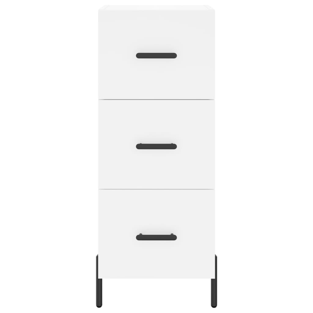 Buffet haut Blanc 34,5x34x180 cm Bois d'ingénierie - XIOS