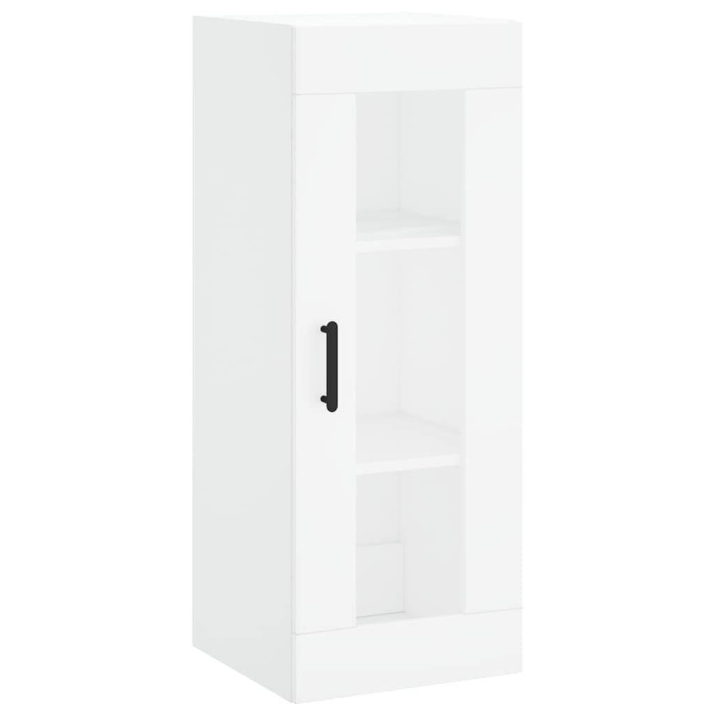 Buffet haut Blanc 34,5x34x180 cm Bois d'ingénierie - XIOS