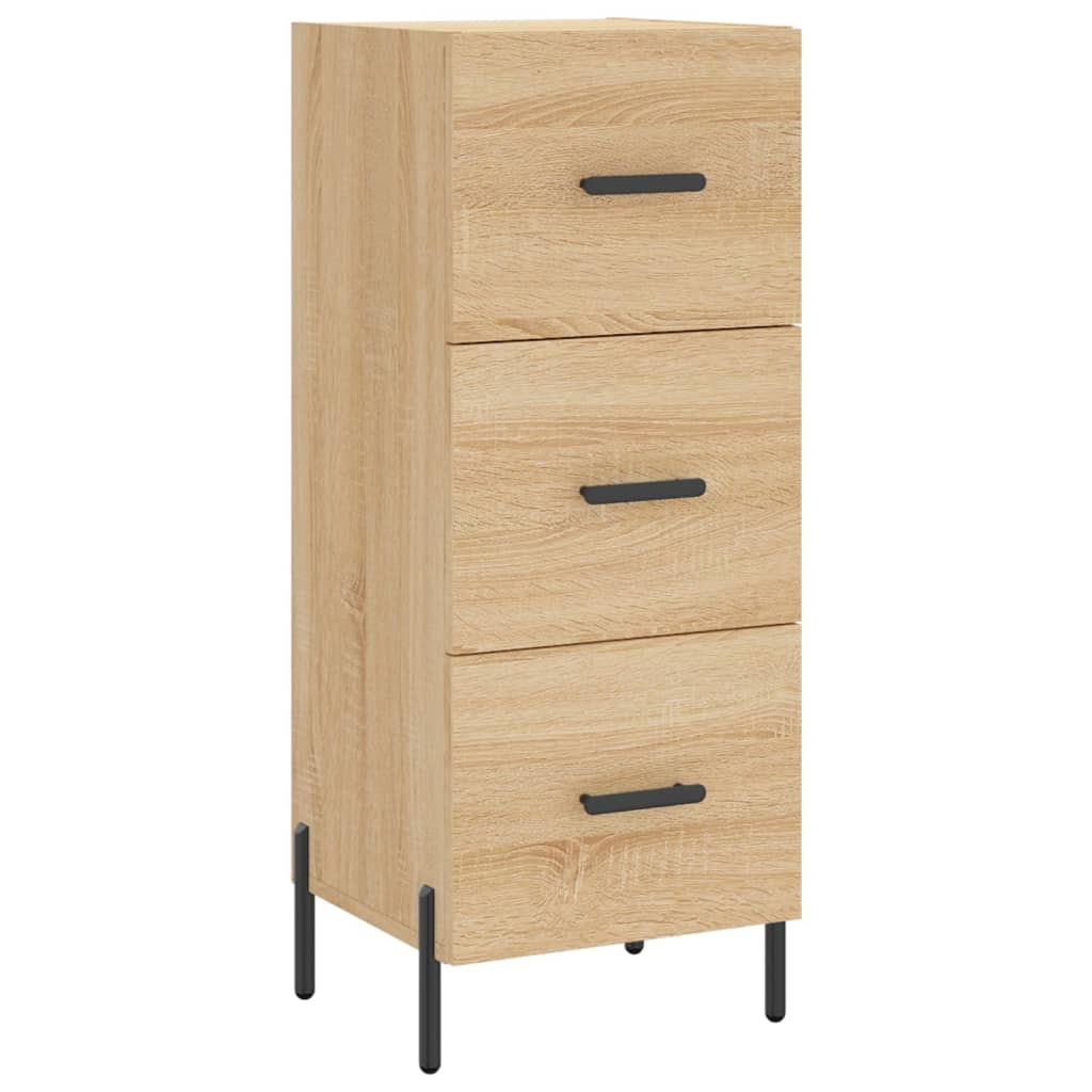 Buffet haut Chêne sonoma 34,5x34x180 cm Bois d'ingénierie - XIOS