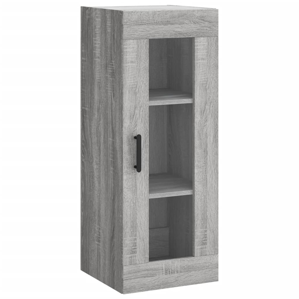 Buffet haut Sonoma gris 34,5x34x180 cm Bois d'ingénierie - XIOS